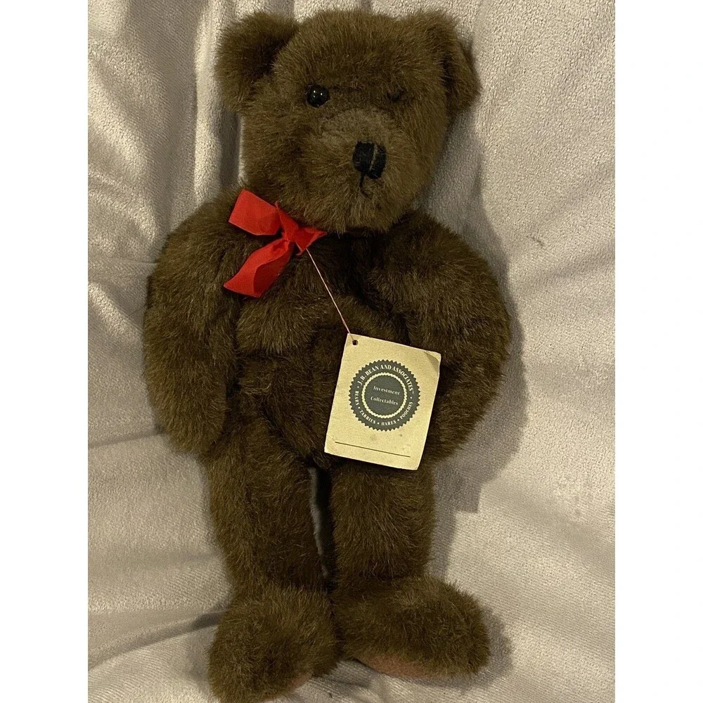 Boyds Collection J.B. Bean Series 11 - 17” Teddy Bear 1985 - 93 Brown
